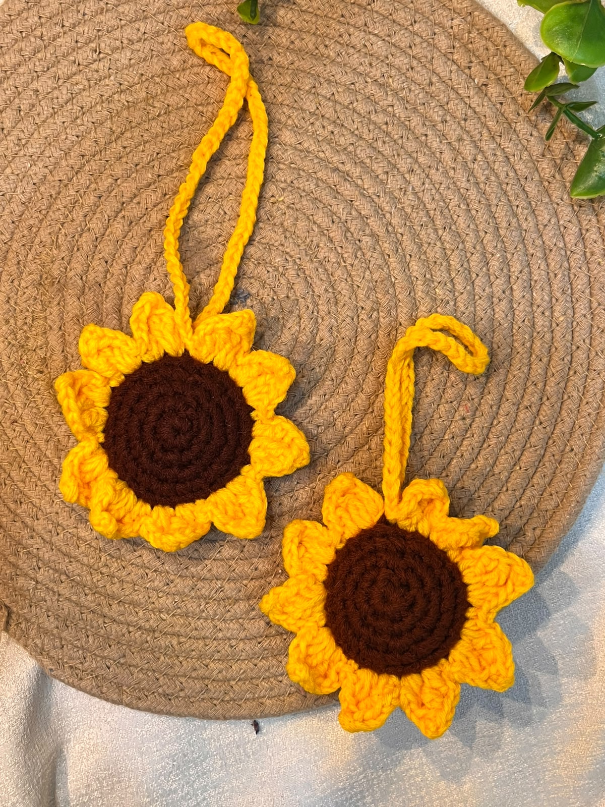 Sunflower bagcharm