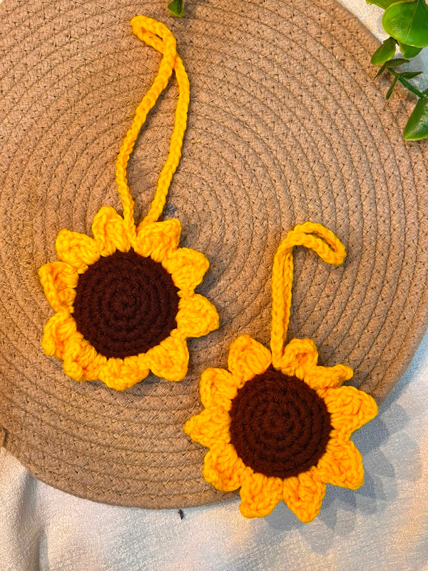 Sunflower bagcharm