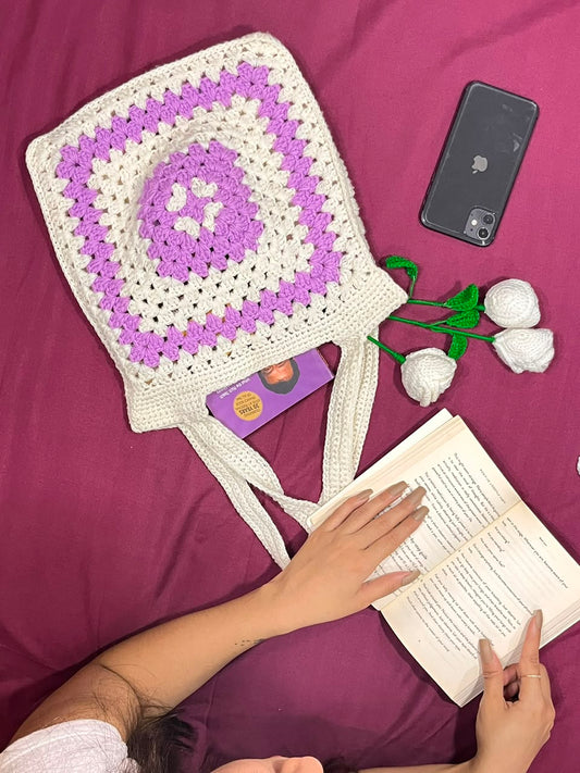 Lavender Heart Tote