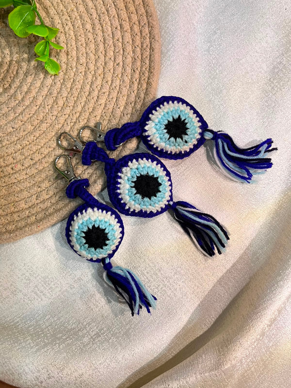 Evil eye keychain